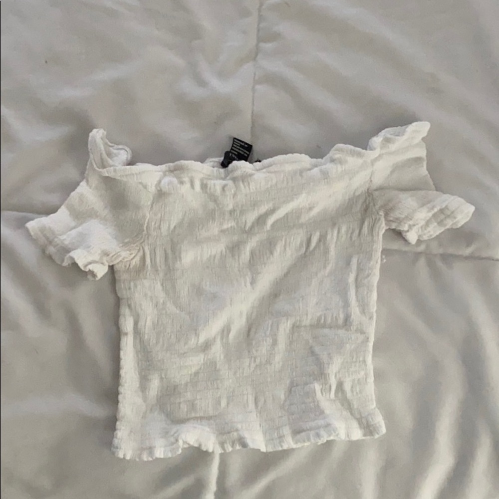 Forever 21 off the shoulder Crop Top